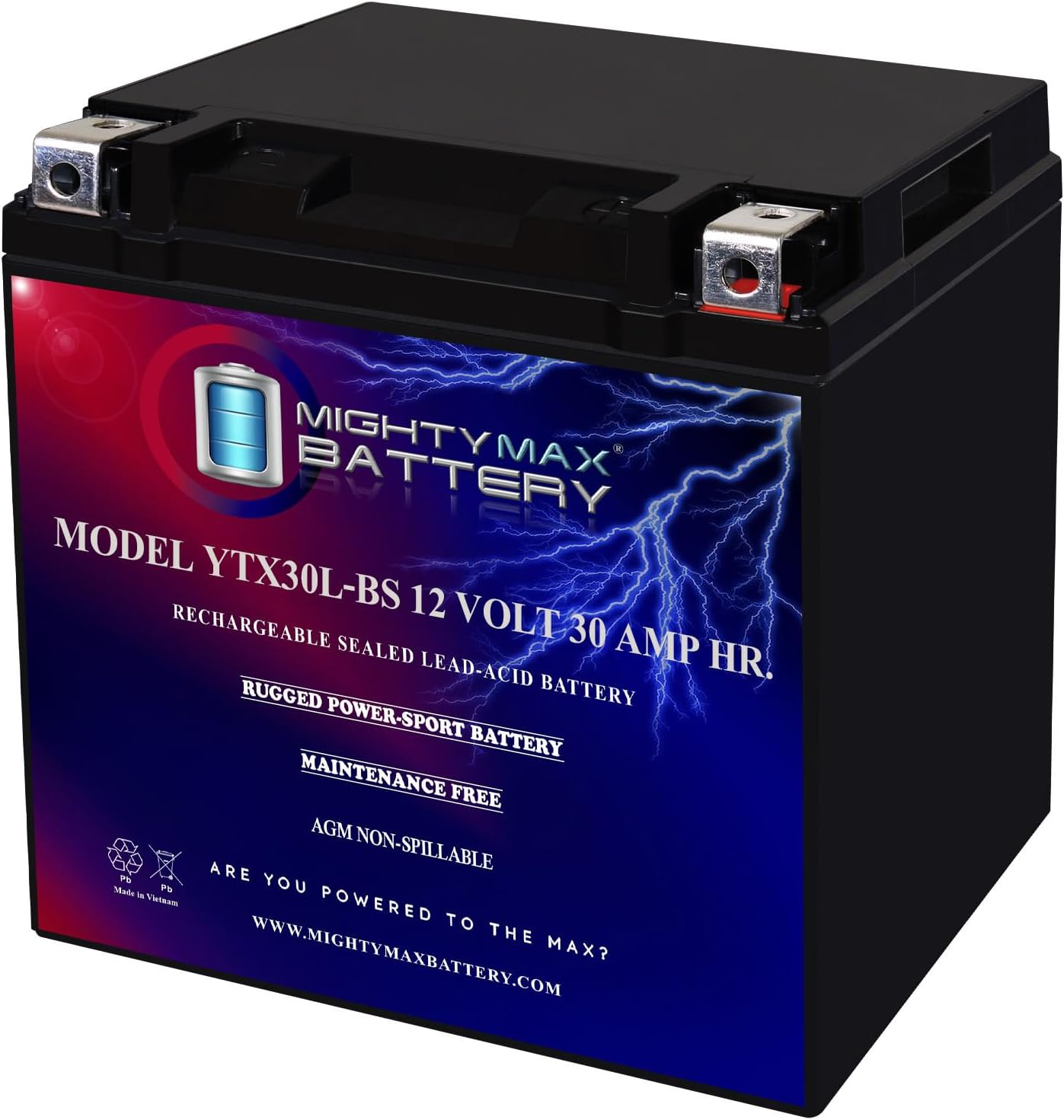 Mighty Max YTX30L-BS Replacement